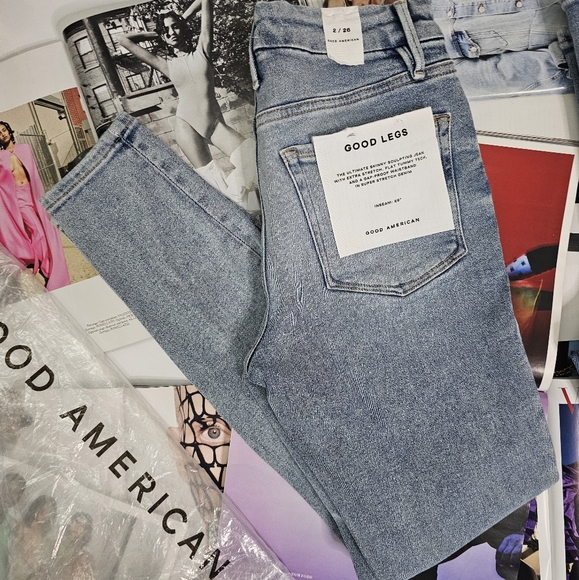 Good American Good Legs Jeans NWT size 2 - Picture 1 of 9